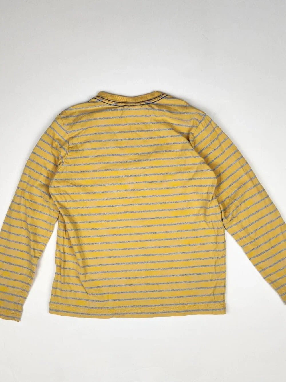 Hanna Andersson Car Applique Striped Long Sleeve Shirt sz 10 / 140 cm